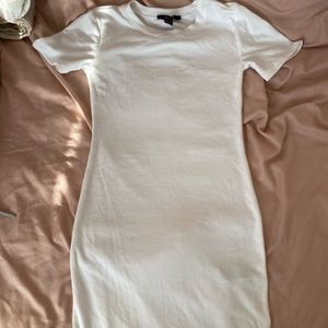 Brand New White Tight Fitted Tshirt Dress
